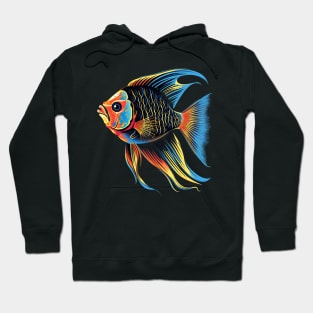 Angelfish Coloring Book Hoodie